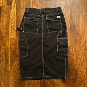 Dickies X UO Cargo Contrast-Stitch Midi Skirt size medium